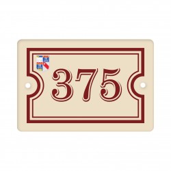 Numéro de porte (Porcelaine)