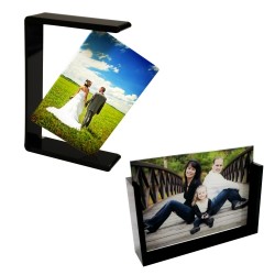 Cadre en verre sur socle